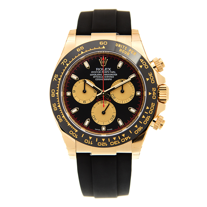 rol€x Cosmograph Daytona M116518LN-0047 Black/Rubber Ø40mm