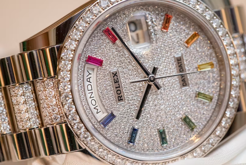 THE DAY-DATE 36 RAINBOW