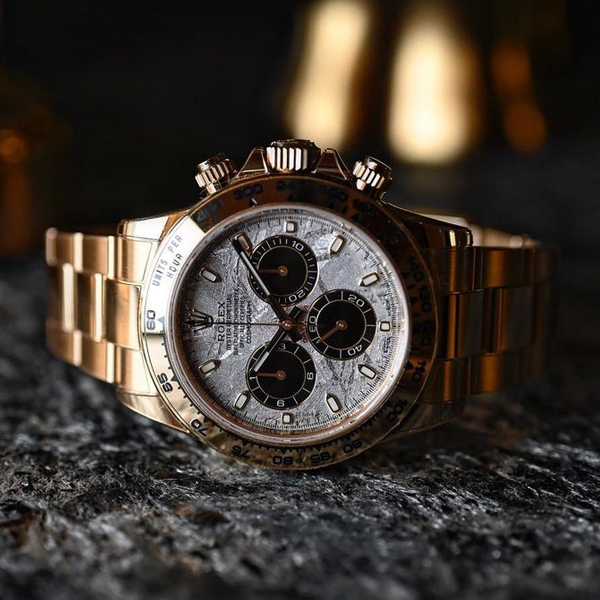 rol€x Cosmograph Daytona Yellow Gold Meteorite 116508-0015