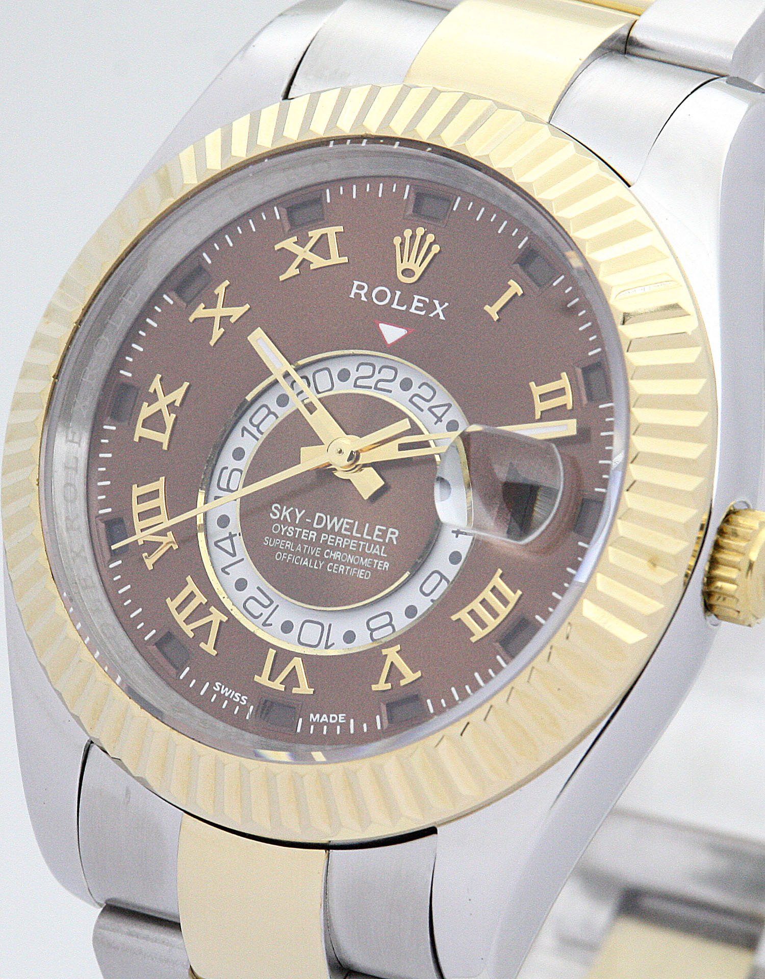 rol€x Sky-Dweller 326938 Gold & Silver