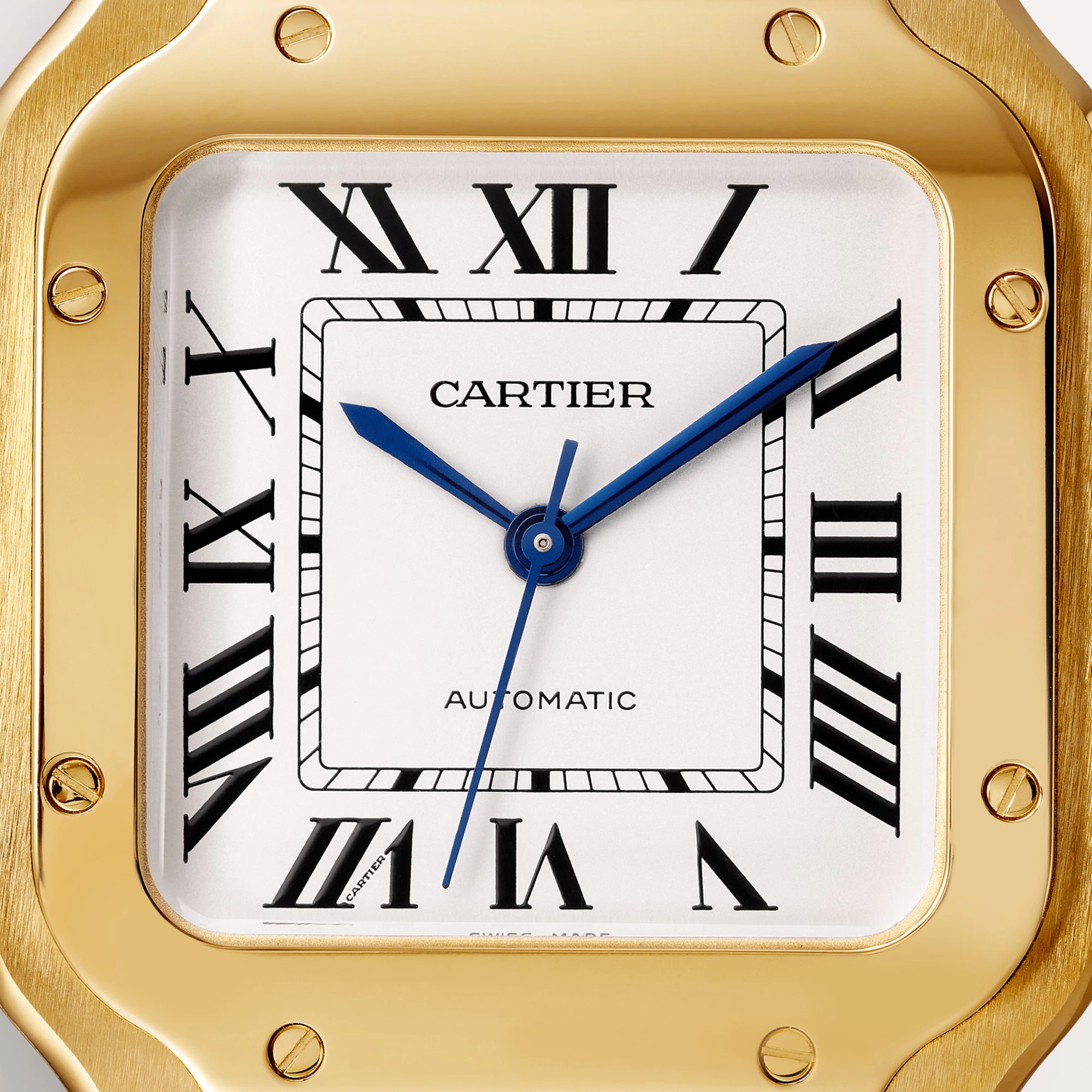 C@RTIER Santos Yellow Gold Unisex Watch, WGSA0030