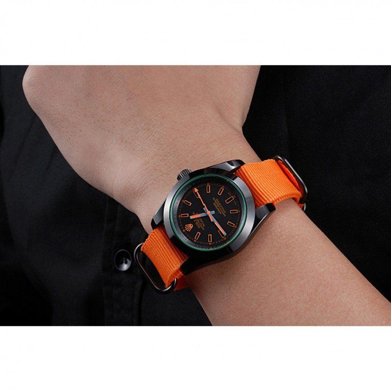 rol€x Milgauss Bamford Orange Nylon Strap 622003