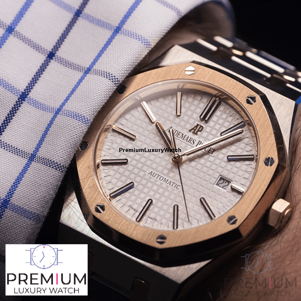 AUDEM@RS P!GUET Royal Oak Selfwinding 41mm Steel and Rose Gold Selfwinding