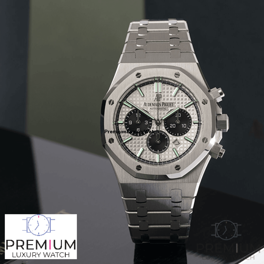 AUDEM@RS P!GUET Royal Oak Selfwinding 41MM Chronograph Silver Watch