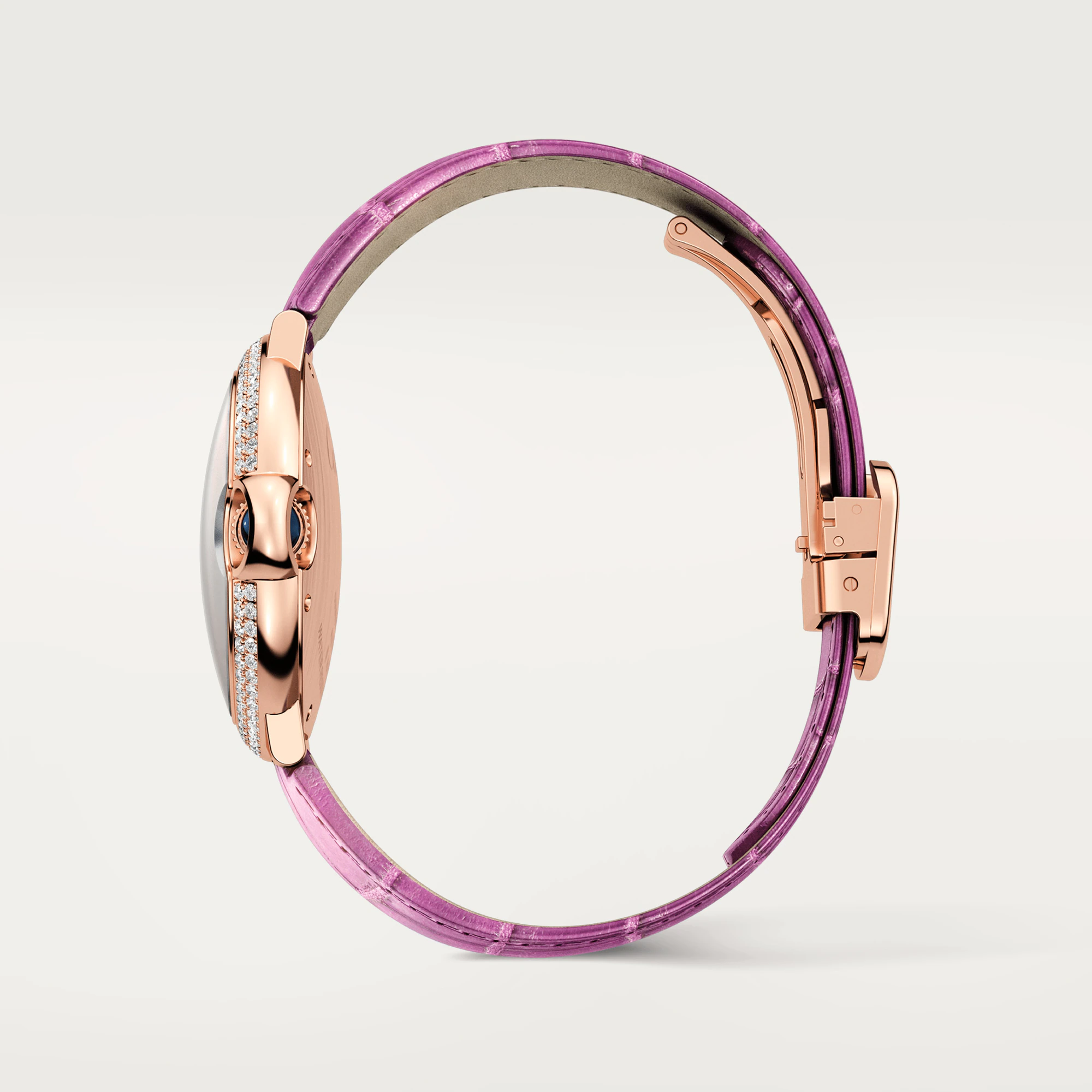 C@RTIER Ballon Bleu 36mm 18K Rose Gold & Diamonds Lady��s Watch, WJBB0009