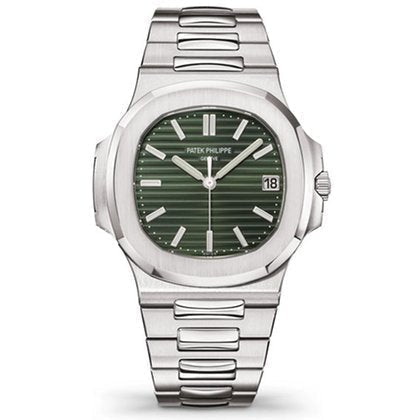 PAT€K PHIL!PPE Nautilus Automatic Green Dial 5711-1A-014