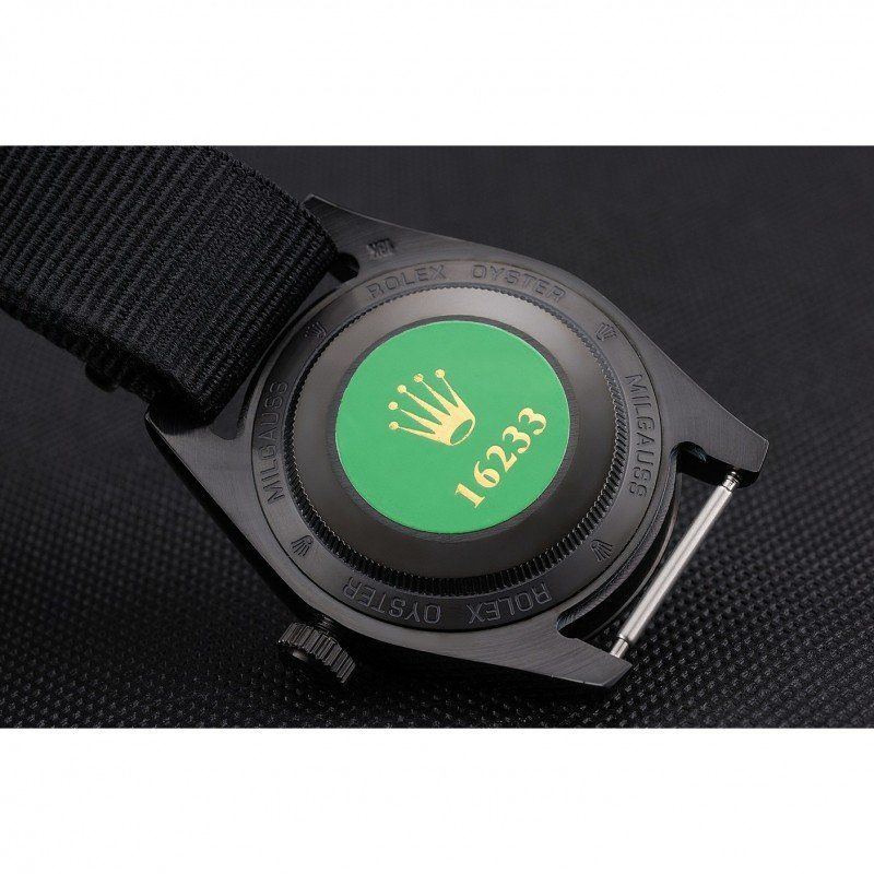 rol€x Milgauss Bamford Black Nylon Strap 622001