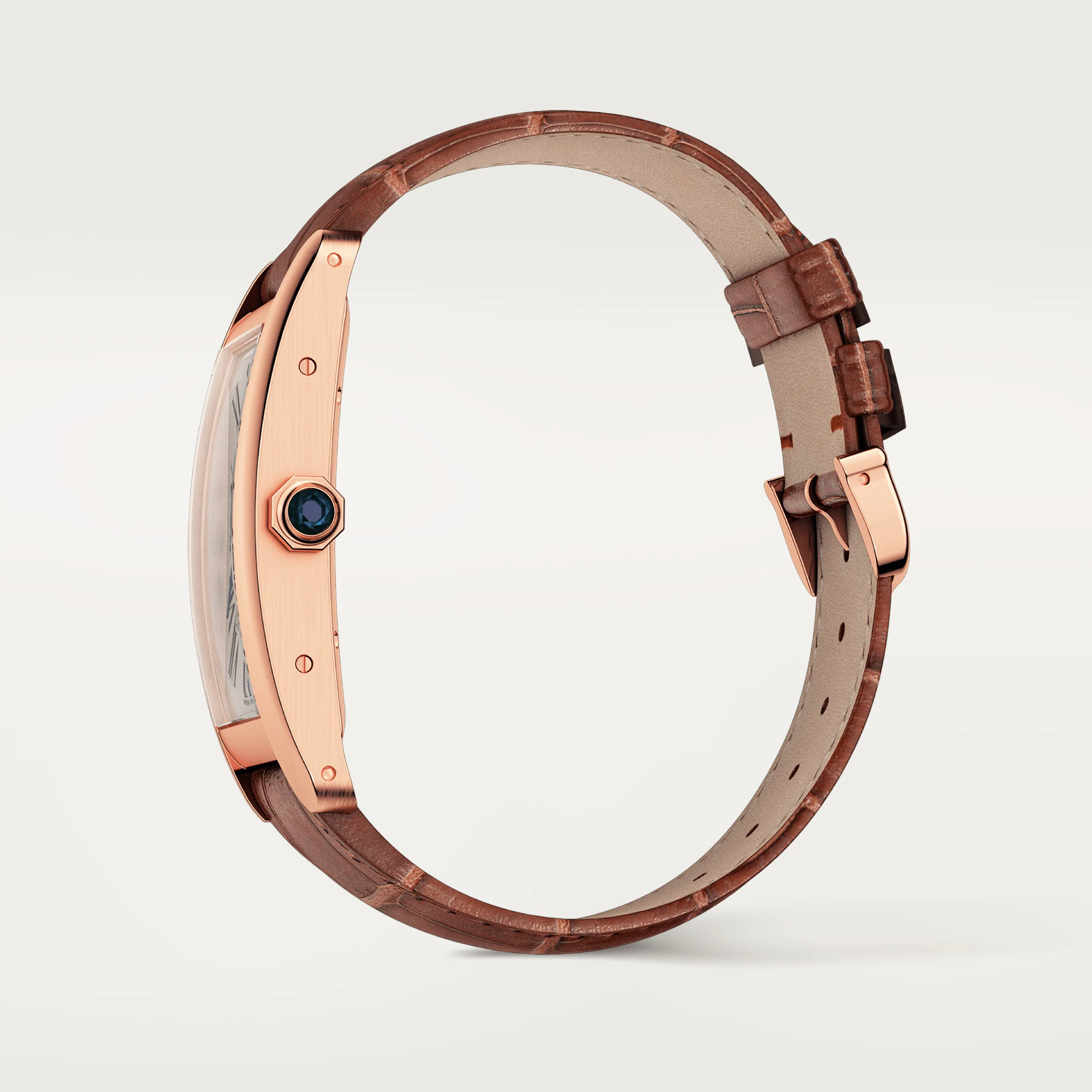 C@RTIER Tank Am��ricaine 18K Rose Gold Watch, W2609156