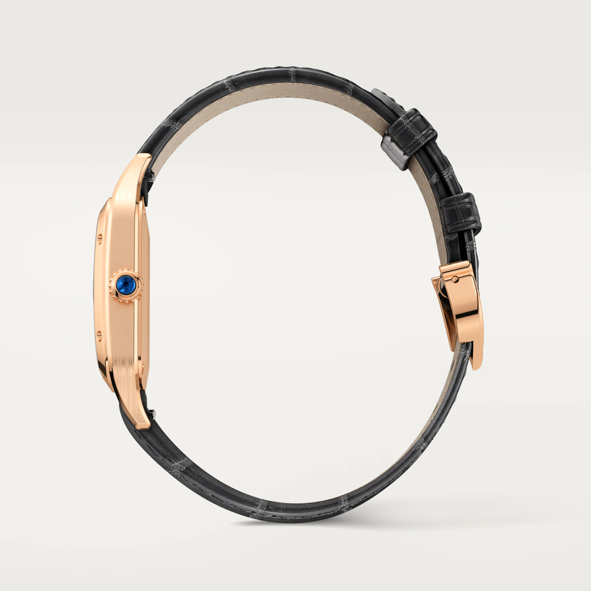 C@RTIER Santos 18K Rose Gold Lady��s Watch, WGSA0022