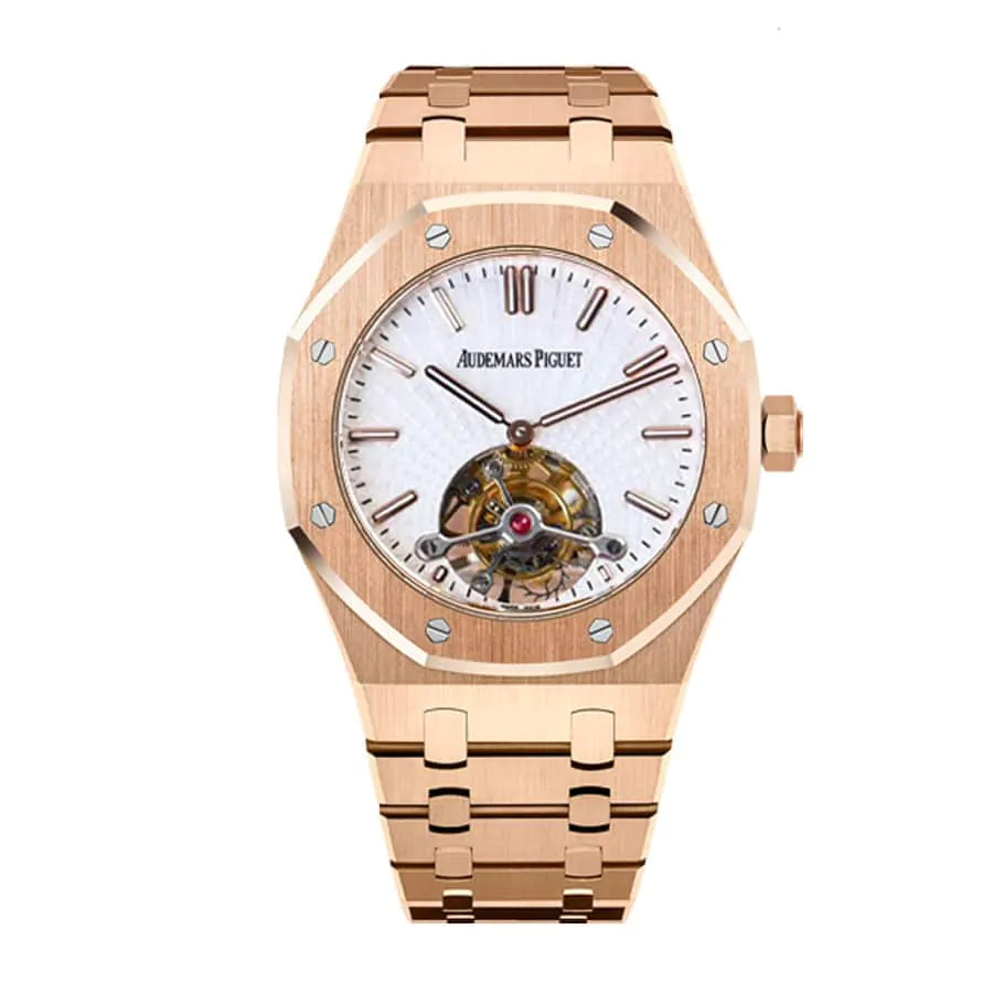 AUDEM@RS P!GUET Royal Oak Tourbillon Rose Gold 41MM Watch