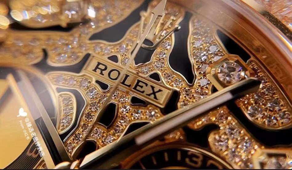 BRAND NEW rol€x 116598TBR DAYTONA EYE OF THE TIGER YELLOW GOLD DIAMONDS COMPLETE SET (4.9)