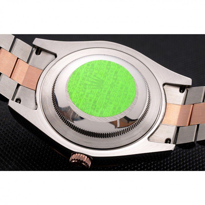 rol€x Datejust Rose Gold Dial And Bezel Stainless Steel Case Two Tone Bracelet