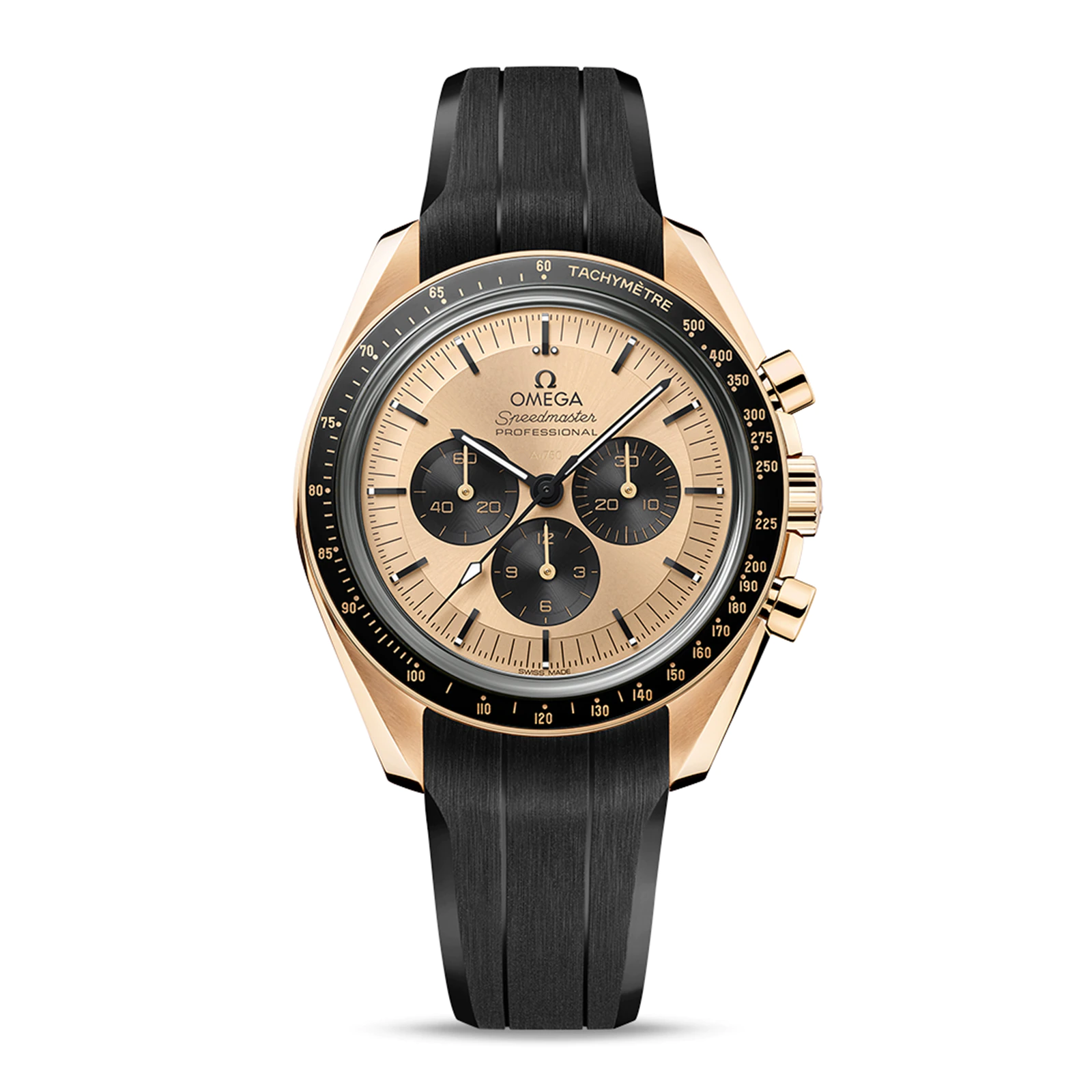 Speedmaster Moonwatch Professional Co-Axial Master Chronometer Chronograph 42mm Mens Watch Yellow O31062425099001
