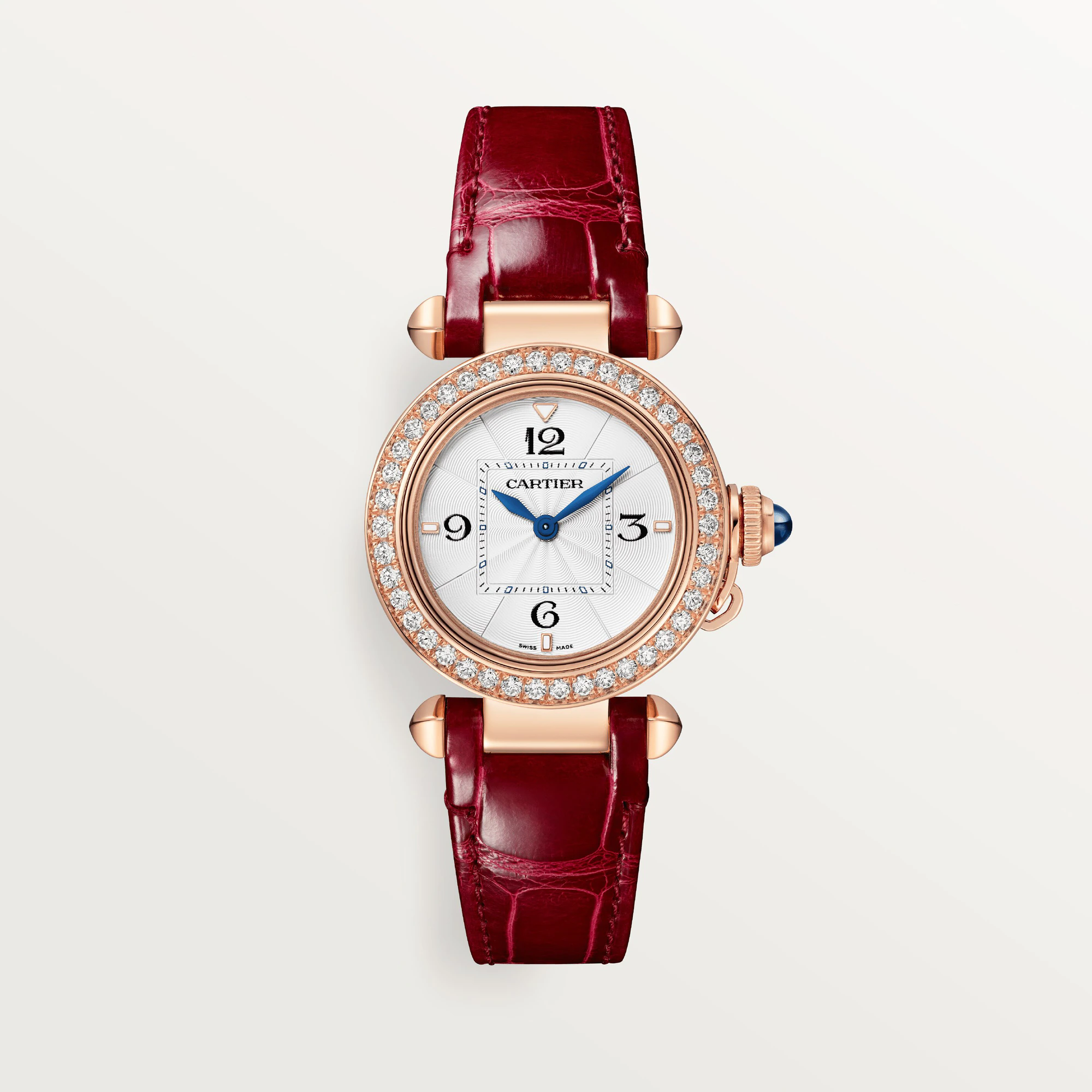 C@RTIER Pasha 30 mm Rose Gold & Diamonds Lady��s Watch, WJPA0018