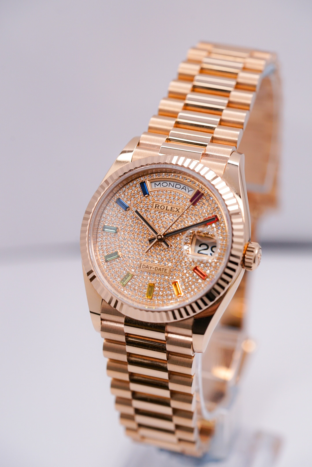 THE DAY-DATE 36 RAINBOW