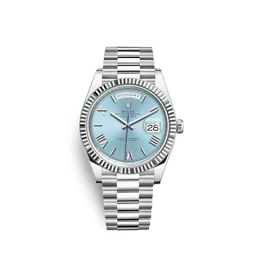 rol€x Day-Date 228236 40mm Ice blue