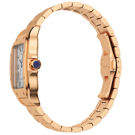 C@RTIER Santos Rose Gold Men��s Watch, WGSA0018