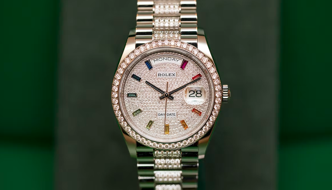 THE DAY-DATE 36 RAINBOW