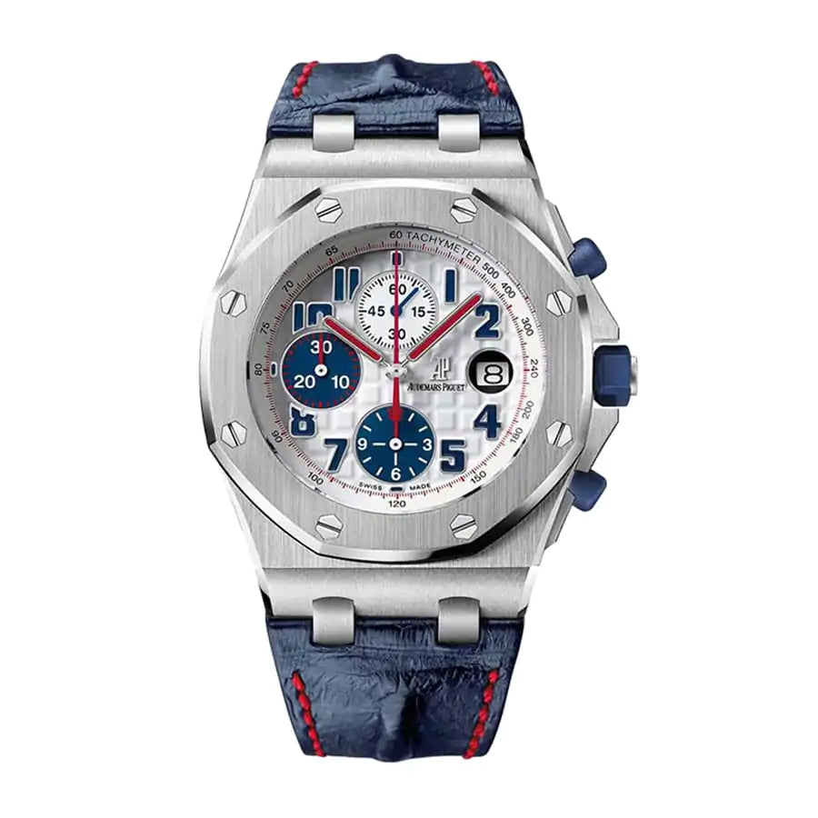AUDEM@RS P!GUET Royal Oak Offshore Panda Chronograph 44MM Stainless Steel