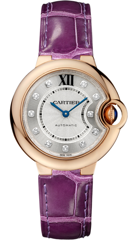 C@RTIER Ballon Bleu 33 mm Rose Gold & Diamonds Lady��s Watch, WE902040