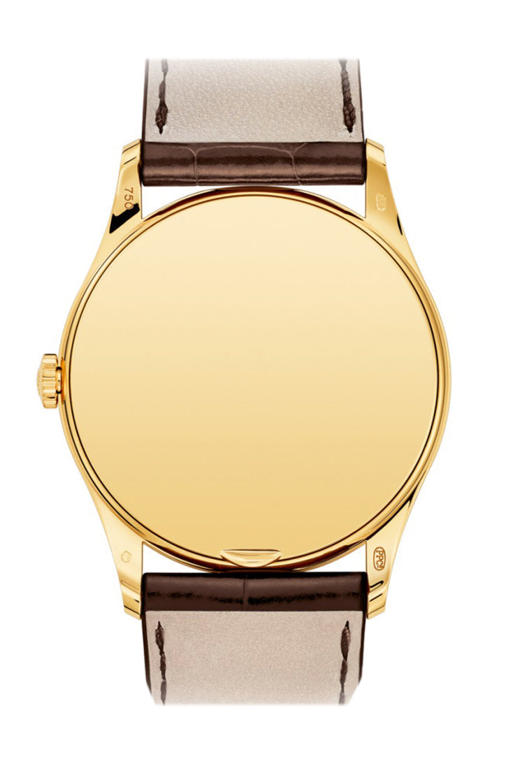 PAT€K PHIL!PPE Calatrava Mechanical Opaline White Dial Men's Watch 5196J-001