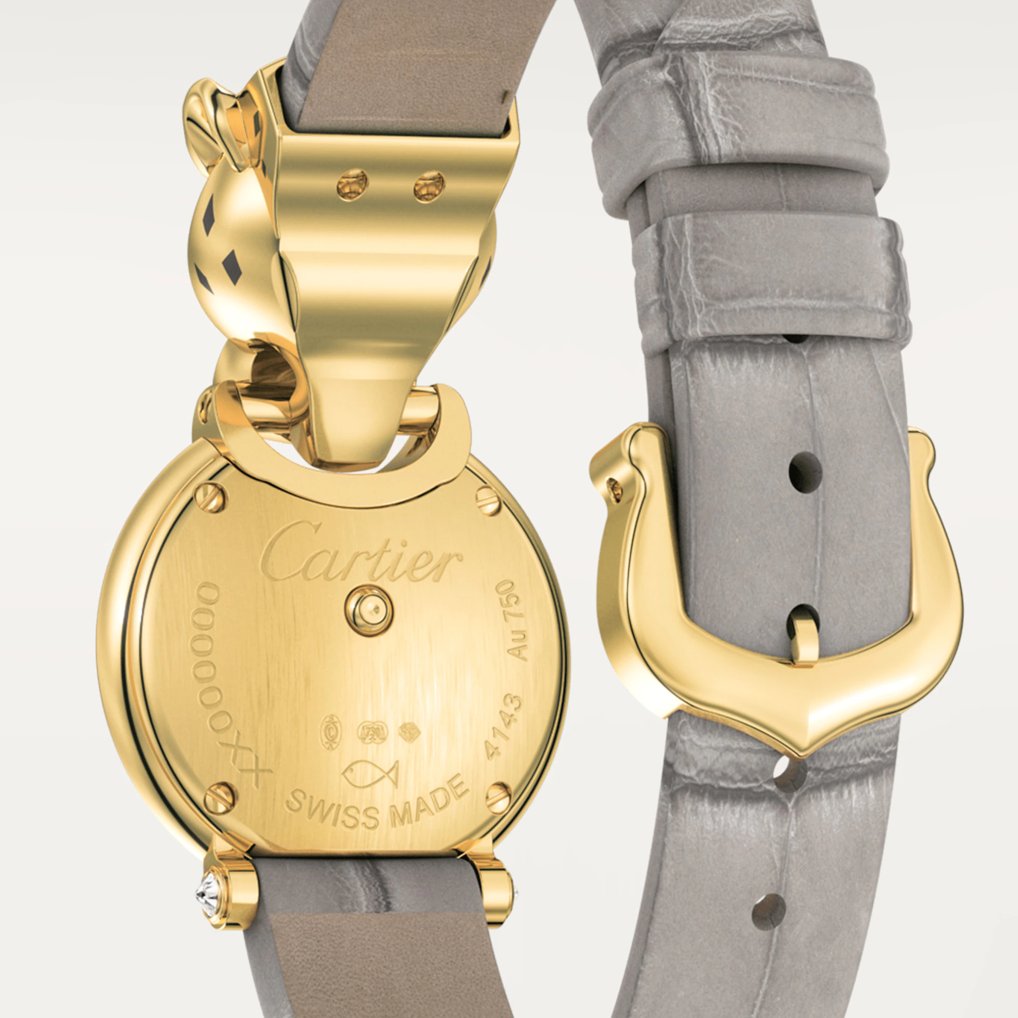 C@RTIER Panth��re 18K Yellow Gold & Diamonds Ladies Watch, HPI01297