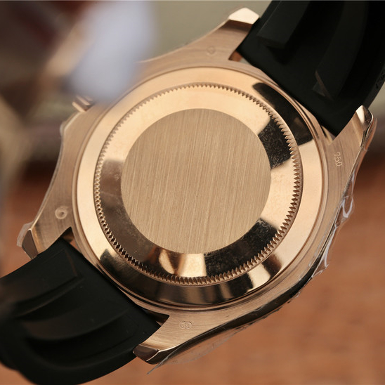 Yacht-Master 1 Golden Diamond Bezel & Dial Rubber Strap 40mm