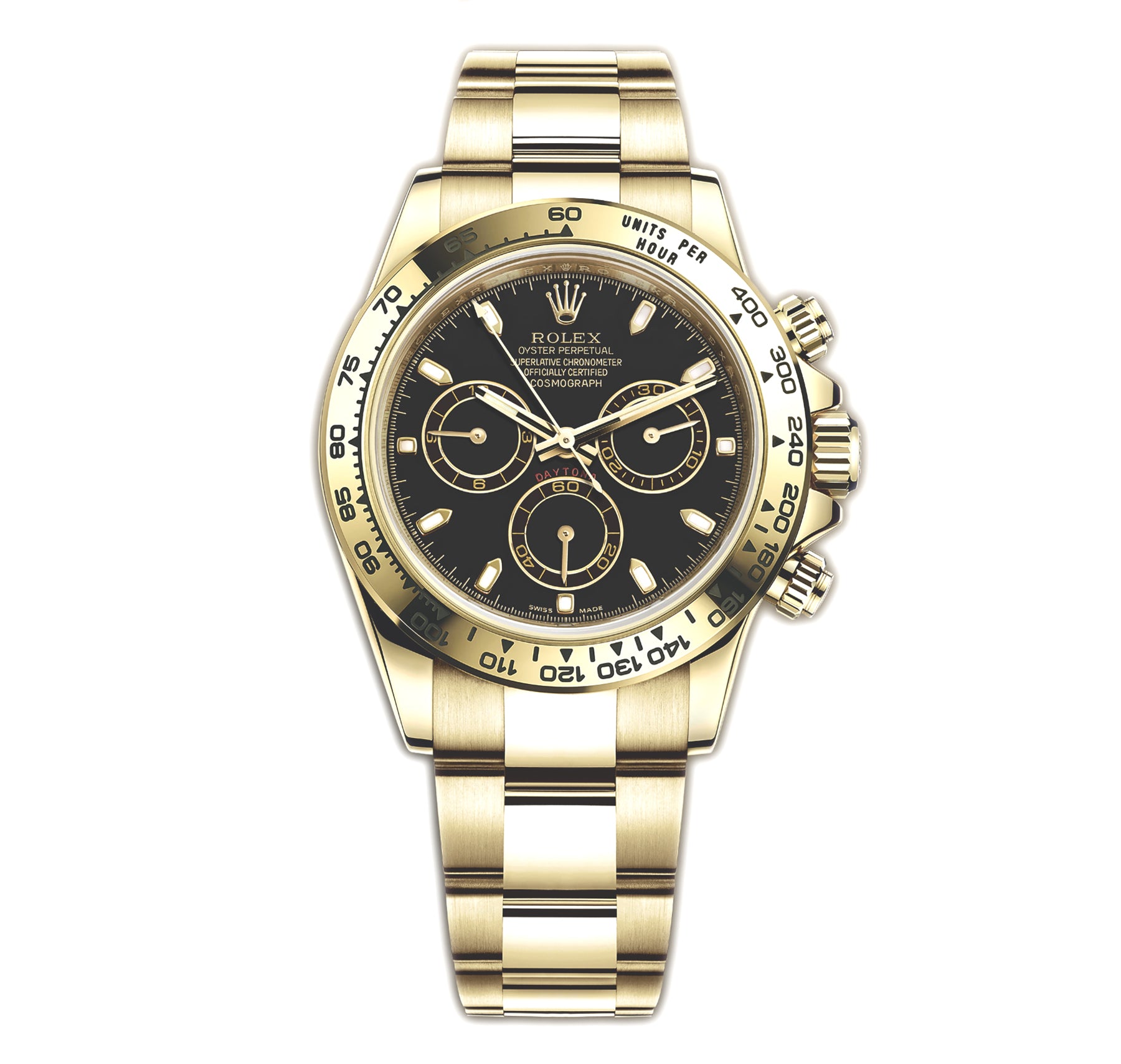 rol€x Daytona 18k Yellow Gold 116508 Series