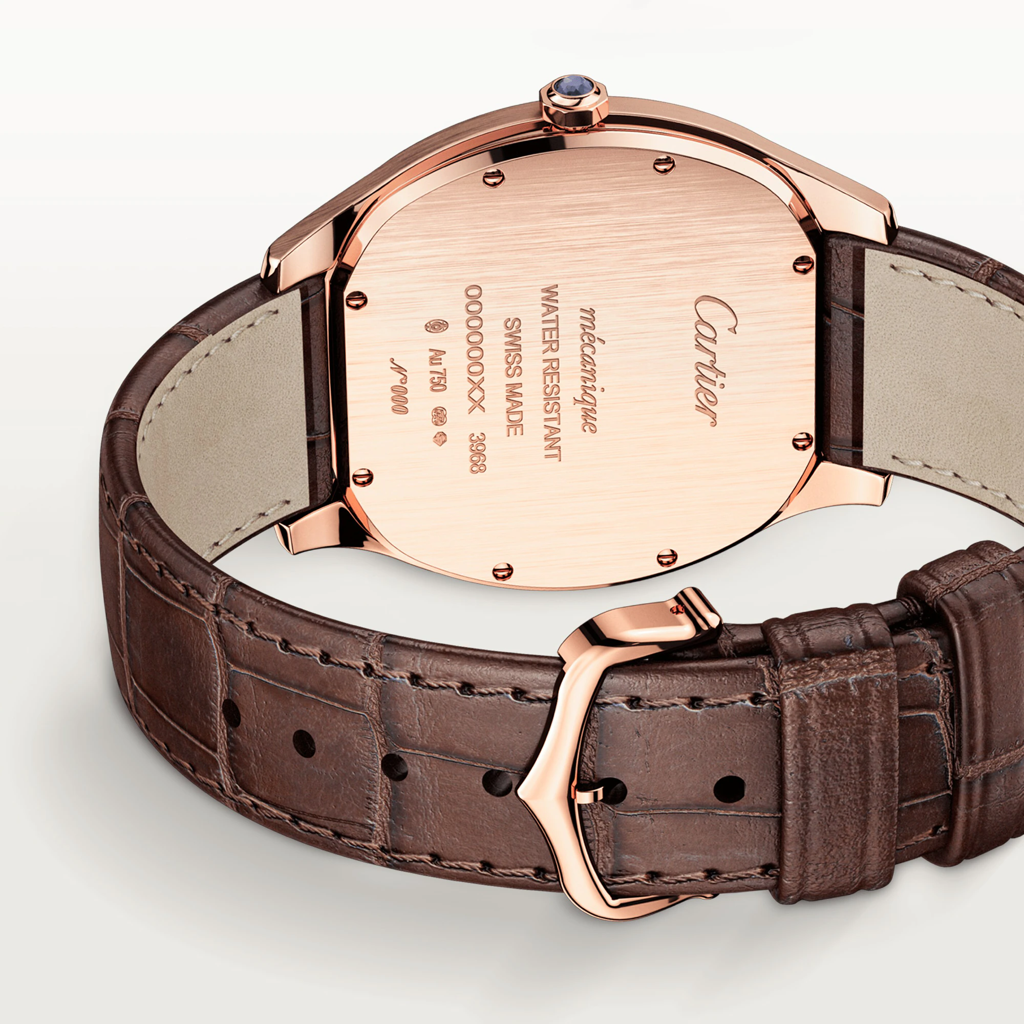 C@RTIER Drive 18K Rose Gold Men��s Watch, WGNM0006