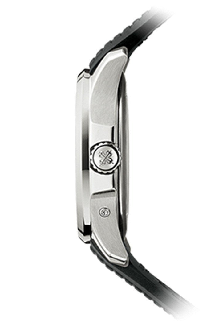 PAT€K PHIL!PPE Aquanaut Dual Time Black Dial Automatic Men's Watch 5164A-001