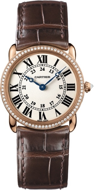 C@RTIER Ronde Louis 18K Pink Gold & Diamonds Lady��s Watch, WR000351