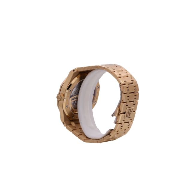 AUDEM@RS P!GUET Royal Oak Selfwinding, 41mm, 18k Rose Gold, Black Dial, 15500OR.OO.1220OR.01