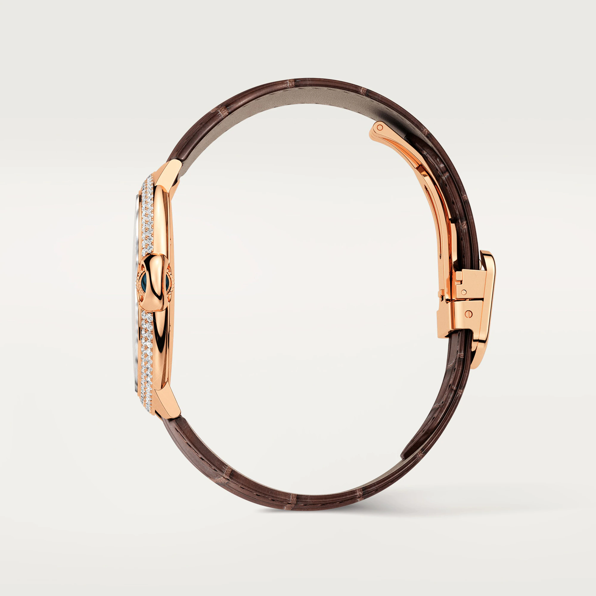 C@RTIER Ballon Bleu 18K Rose Gold & Diamonds Unisex Watch, WE902055