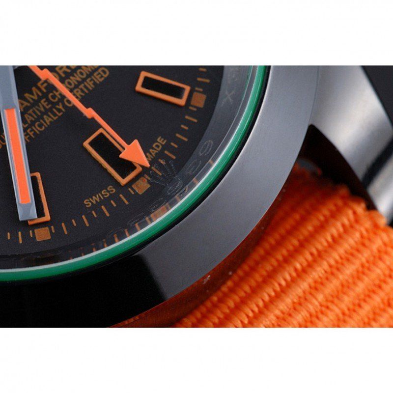 rol€x Milgauss Bamford Orange Nylon Strap 622003