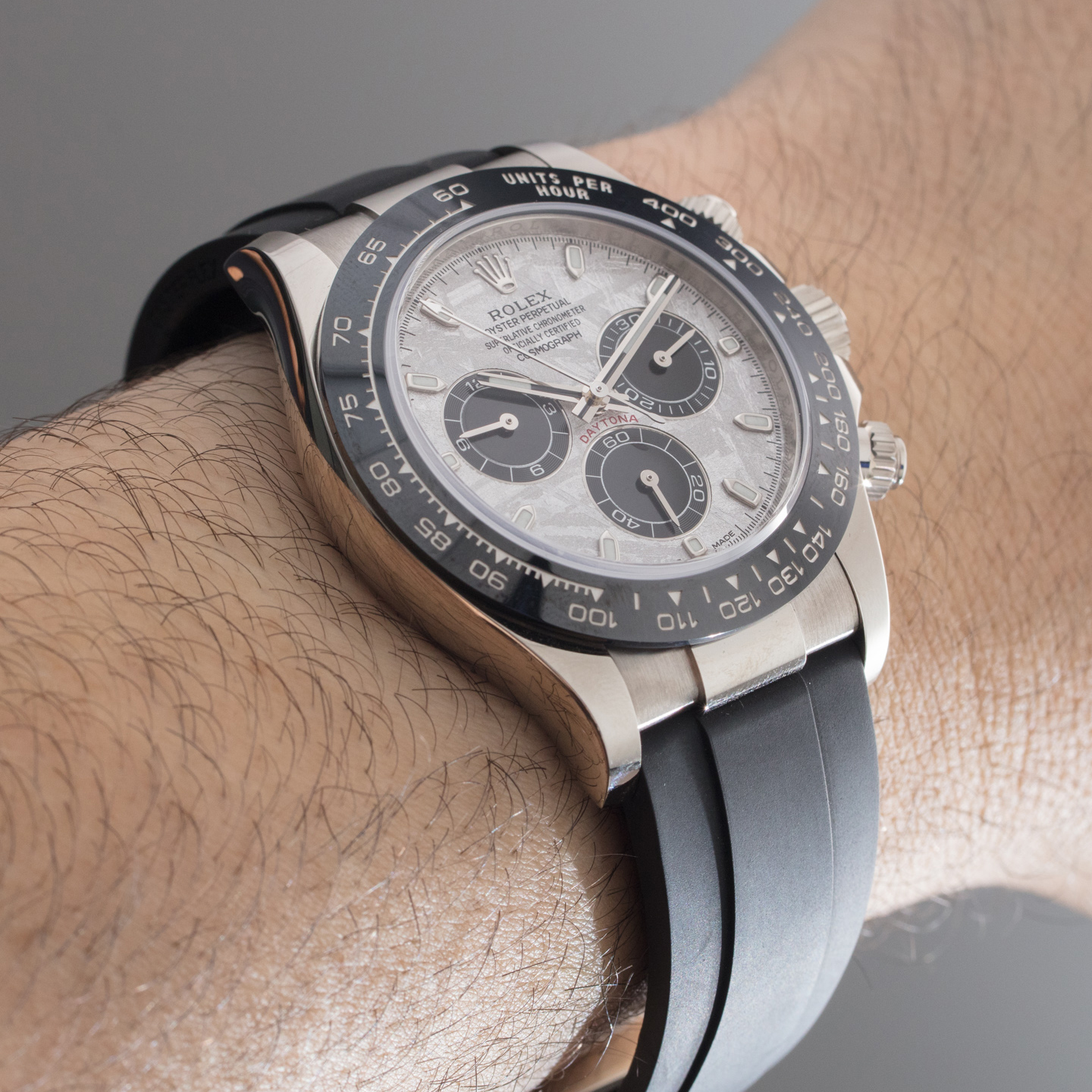 rol€x Cosmograph Daytona White Gold Meteorite 116519LN-0038