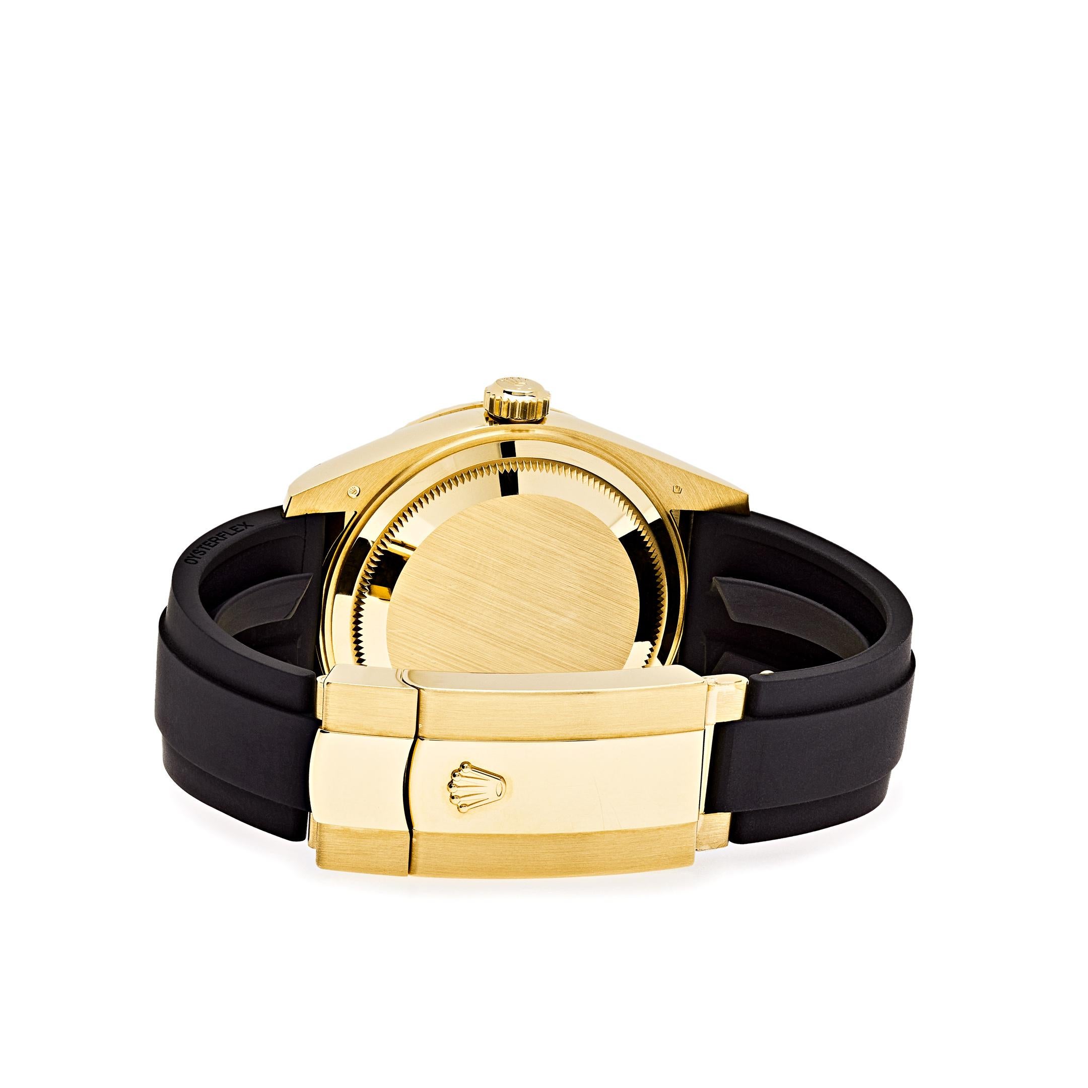 ROL€X Sky-Dweller Yellow Gold Champagne Dial 326238