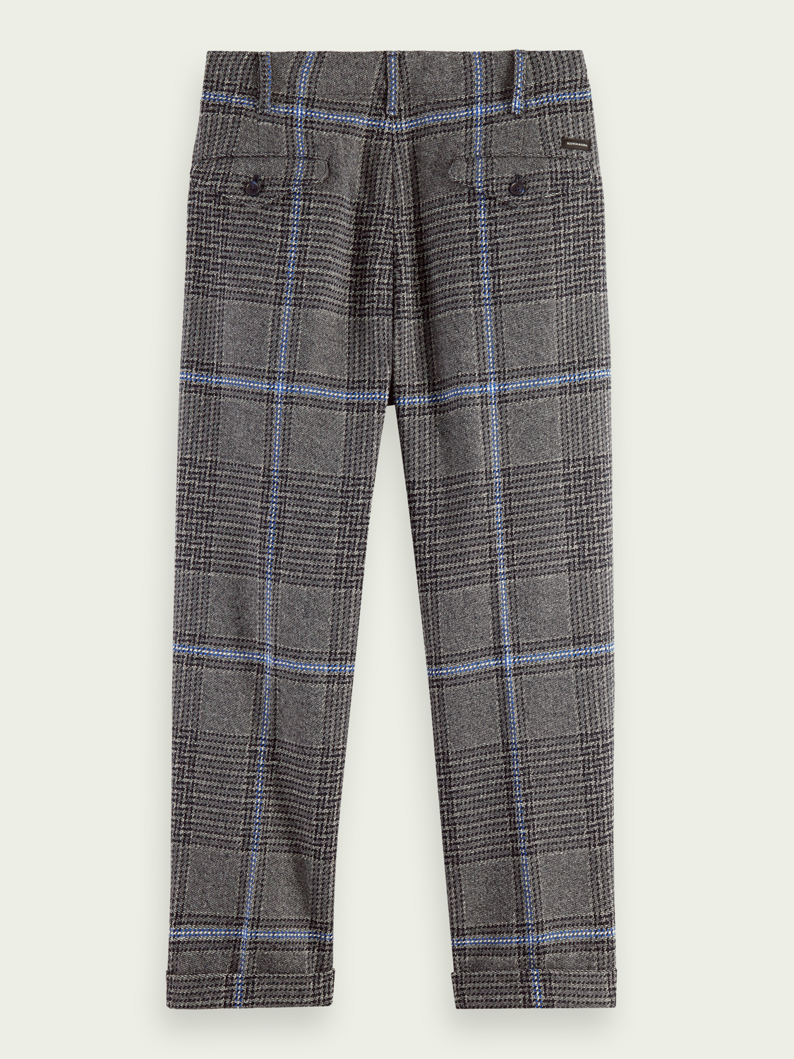 Checked Formal Trousers | Scotch And Soda Outlet