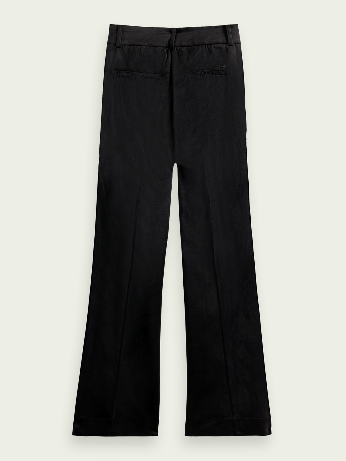 Velvet High-Rise Flared Trousers | scotch & soda outlet