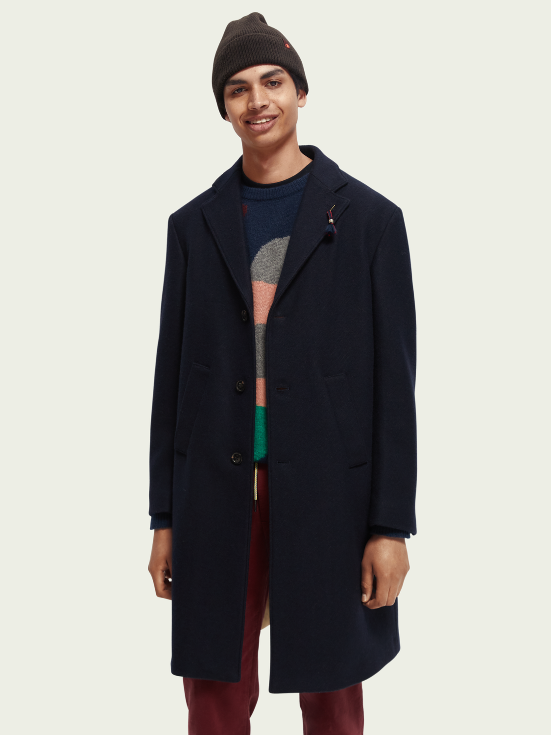Long-Length Lightweight Overcoat | Scotch And Soda Outlet