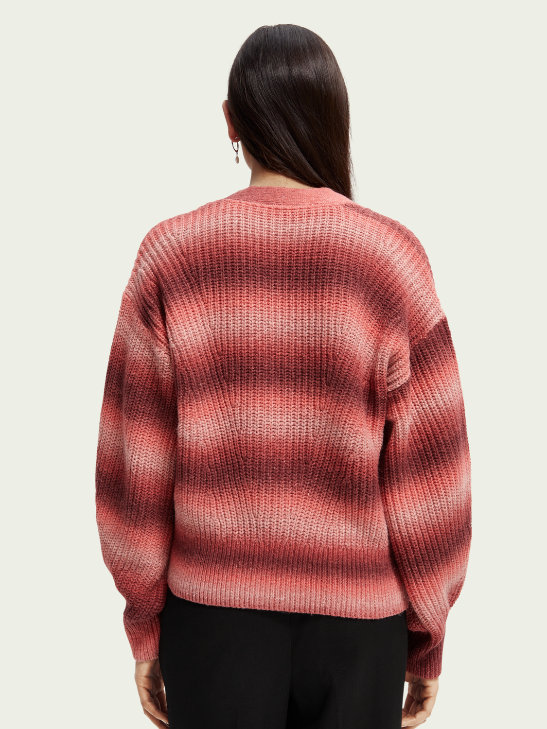 Knitted Puffy Sleeve Cardigan | scotch & soda outlet