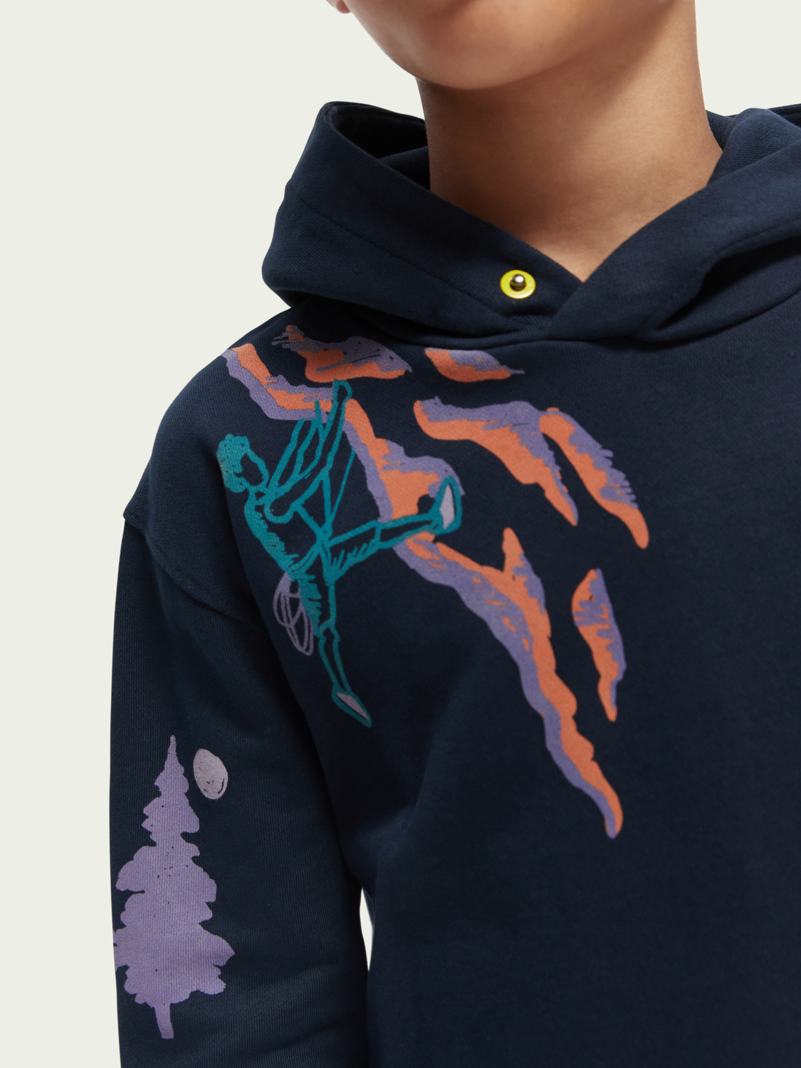 Printed Organic Cotton Hoodie