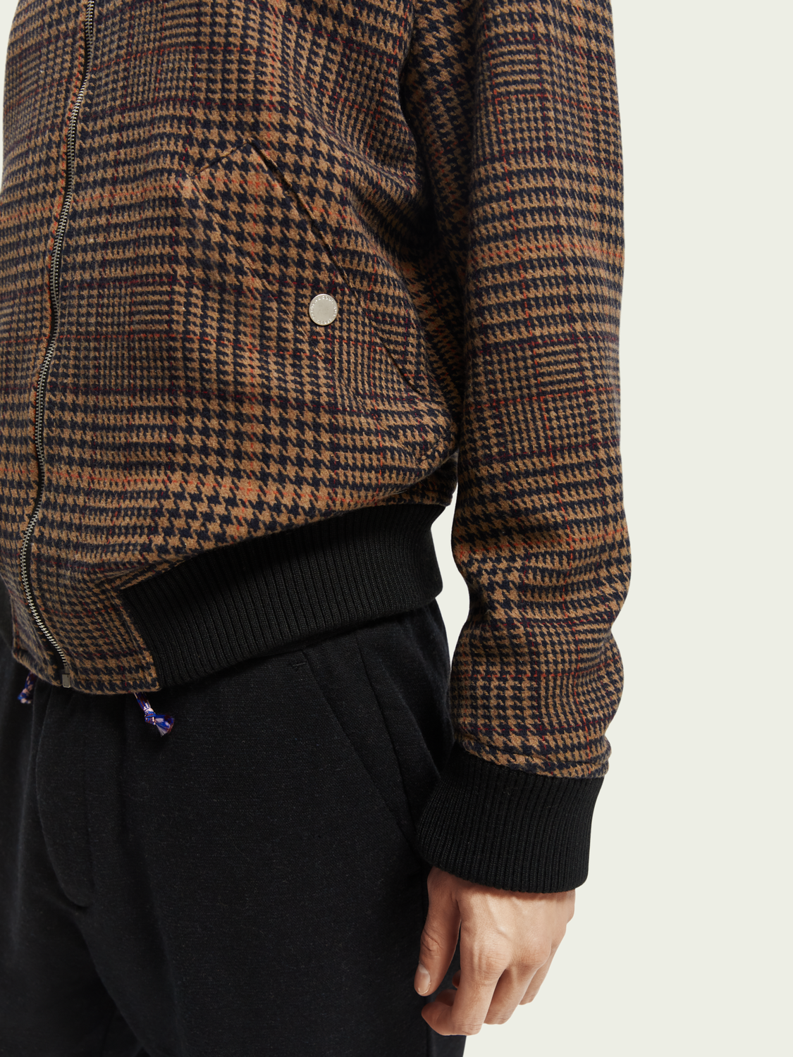 Wool-Blend Bomber Jacket | Scotch And Soda Outlet
