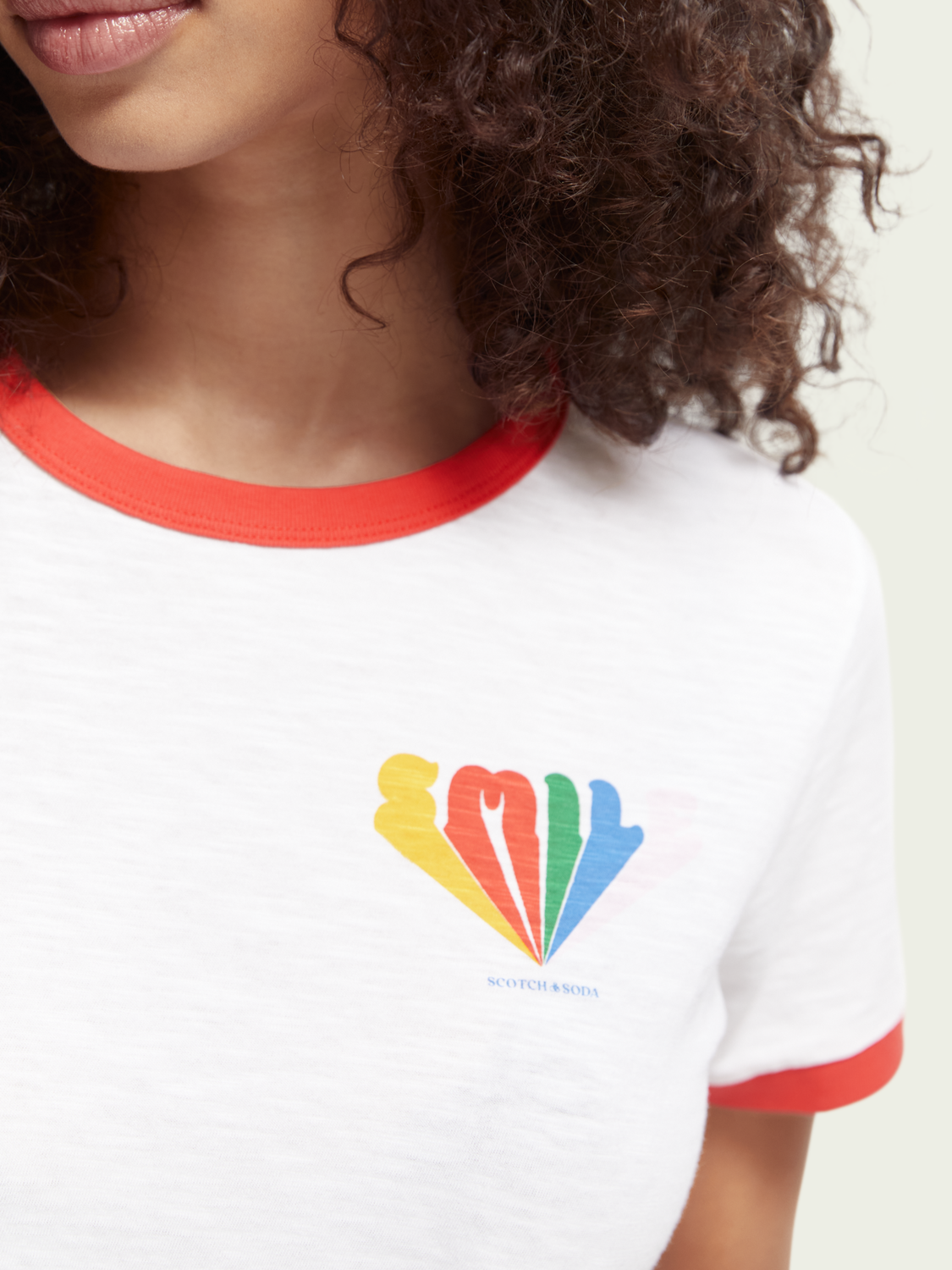 Organic Cotton 70s Inspired T-Shirt | scotch & soda outlet