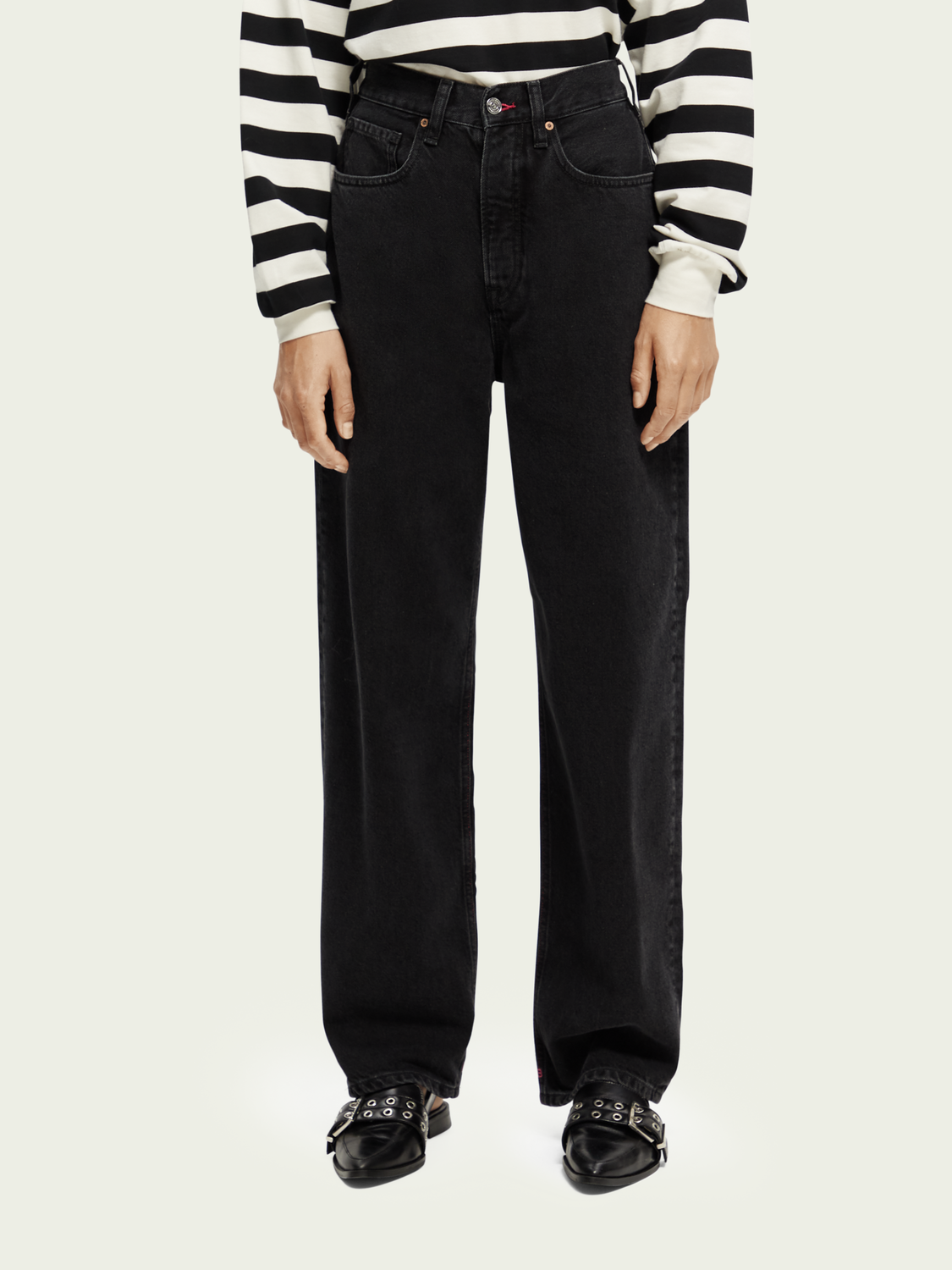 The Fling High-Rise Super-Loose Boyfriend Fit Jeans | scotch & soda outlet