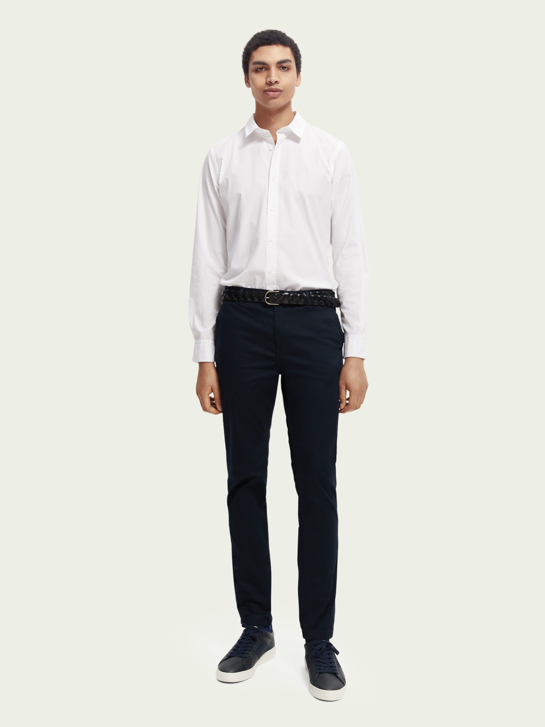 Essential Organic Slim Fit Shirt | Scotch And Soda Outlet