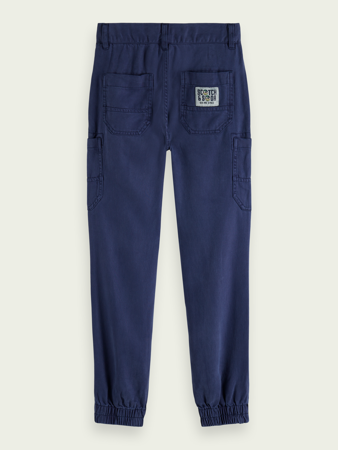 Relaxed-Fit Garment-Dyed Cargo Trousers
