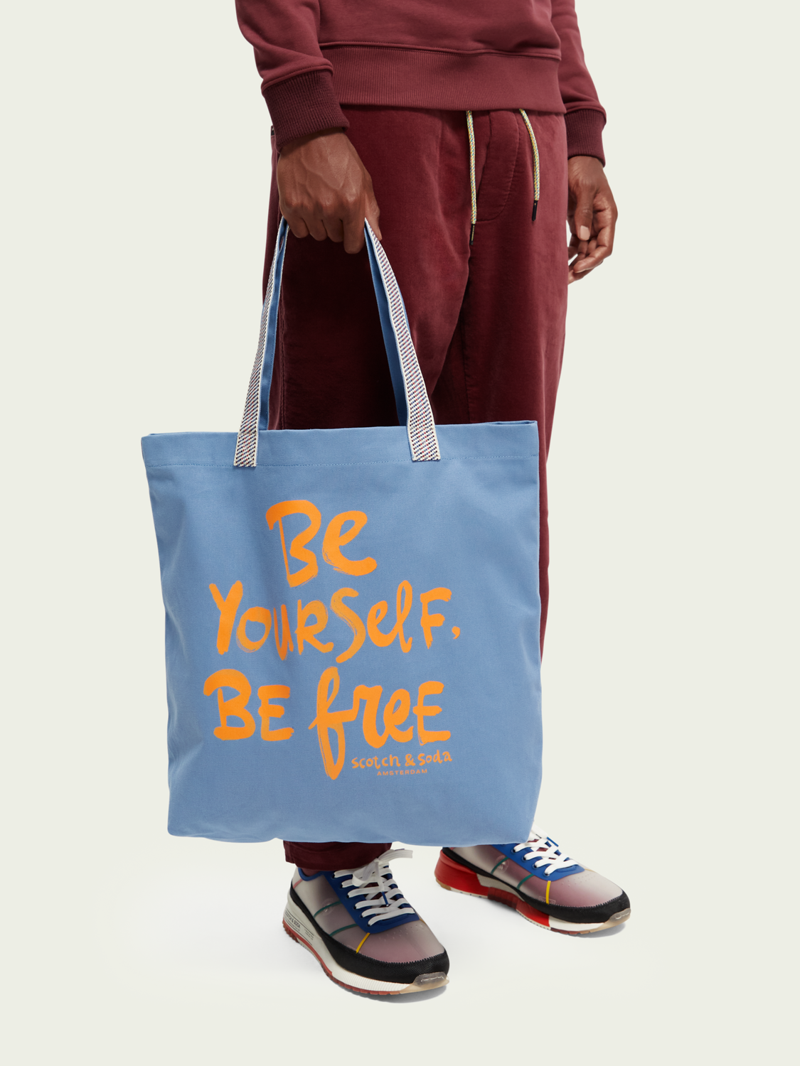 Printed Canvas Tote | Scotch And Soda Outlet