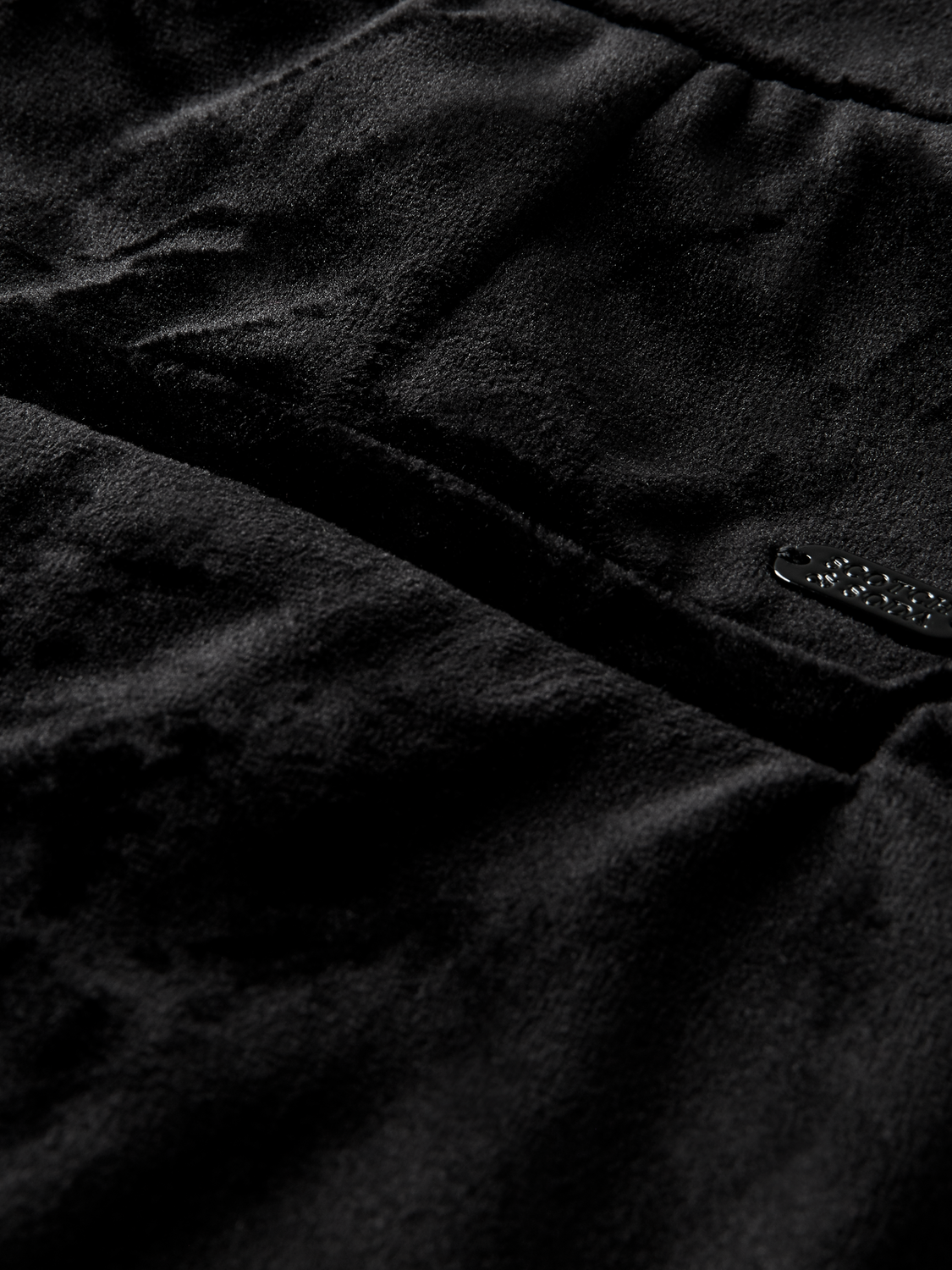 Velvet High-Rise Flared Trousers | scotch & soda outlet