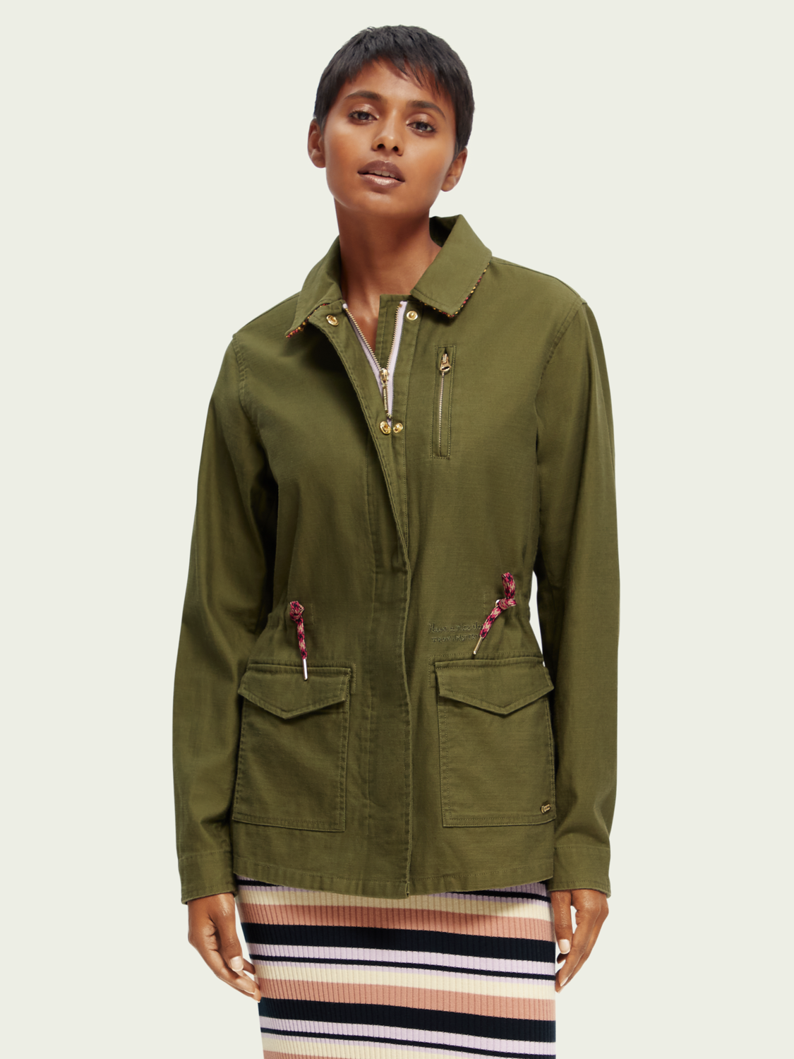 Organic Cotton Workwear Utility Jacket | scotch & soda outlet