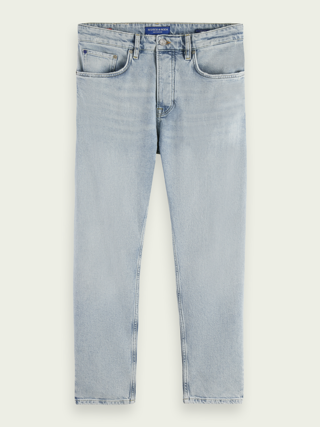 The Dean Loose Tapered-Fit Jeans - Blue Splash | Scotch And Soda Outlet